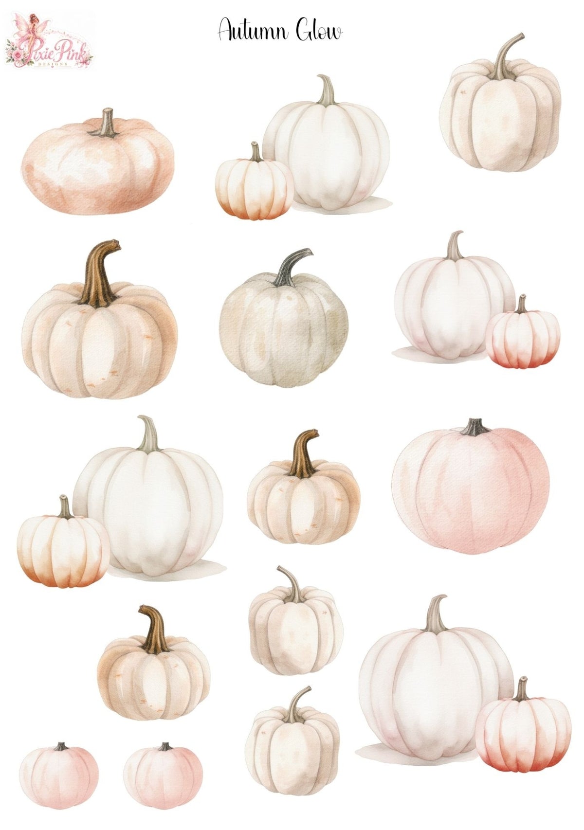 *PRINTABLE* Autumn Glow Sticker Sheet