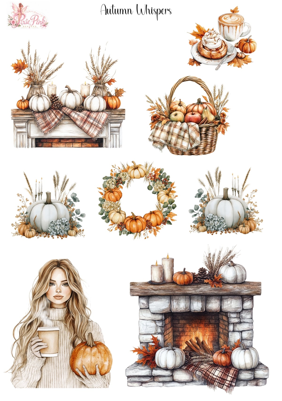 *TANGIBLE* Autumn Whispers Sticker Sheet