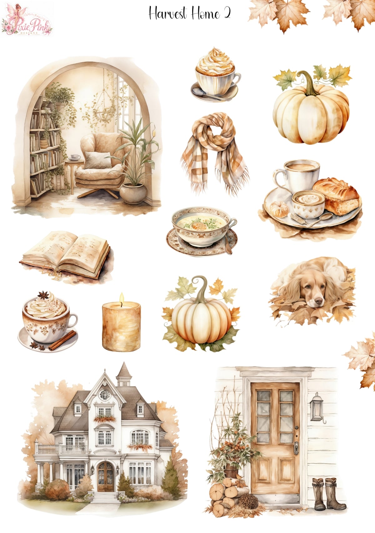 *TANGIBLE* Harvest Home 2 Sticker Sheet