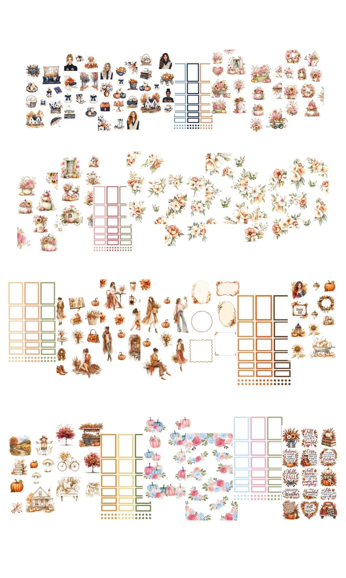 Fall Blessings Sticker Book