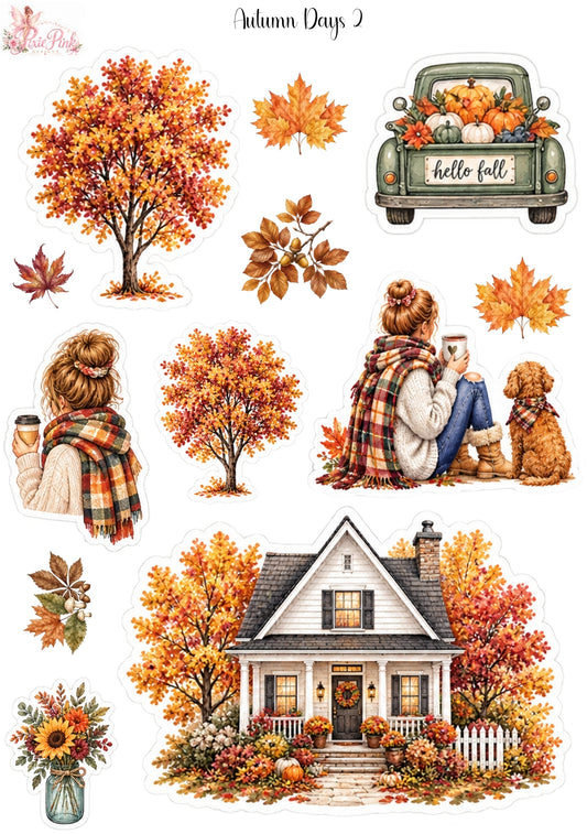 *TANGIBLE* Autumn Days 2 Sticker Sheet