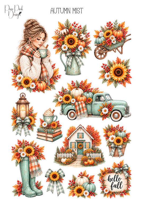 *TANGIBLE* Autumn Mist Sticker Sheet