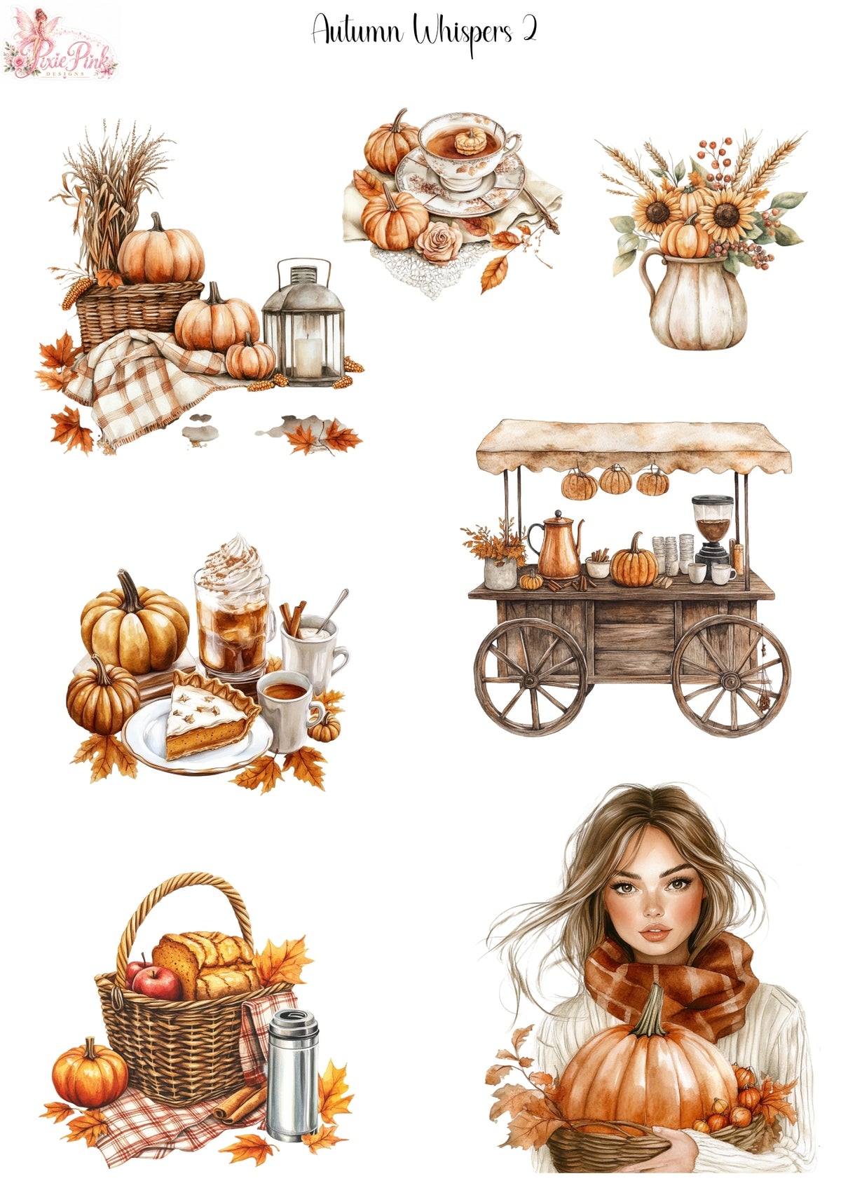 *TANGIBLE* Autumn Whispers 2 Sticker Sheet