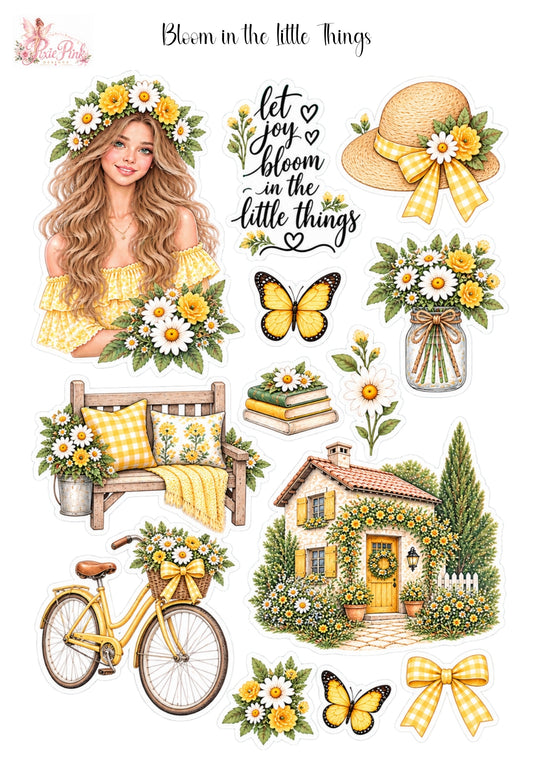 *TANGIBLE* Bloom In The Little Things Sticker Sheet