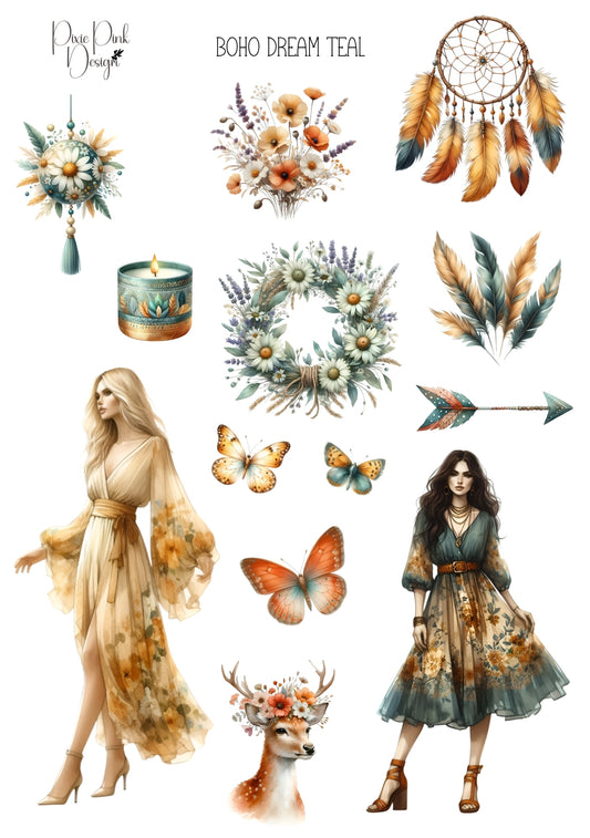 *TANGIBLE* Boho Dream Teal