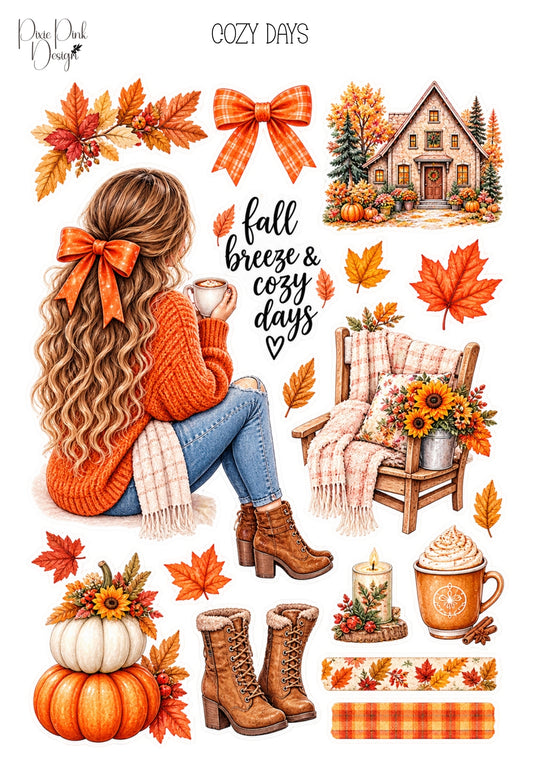 *TANGIBLE* Cozy Days Sticker Sheet