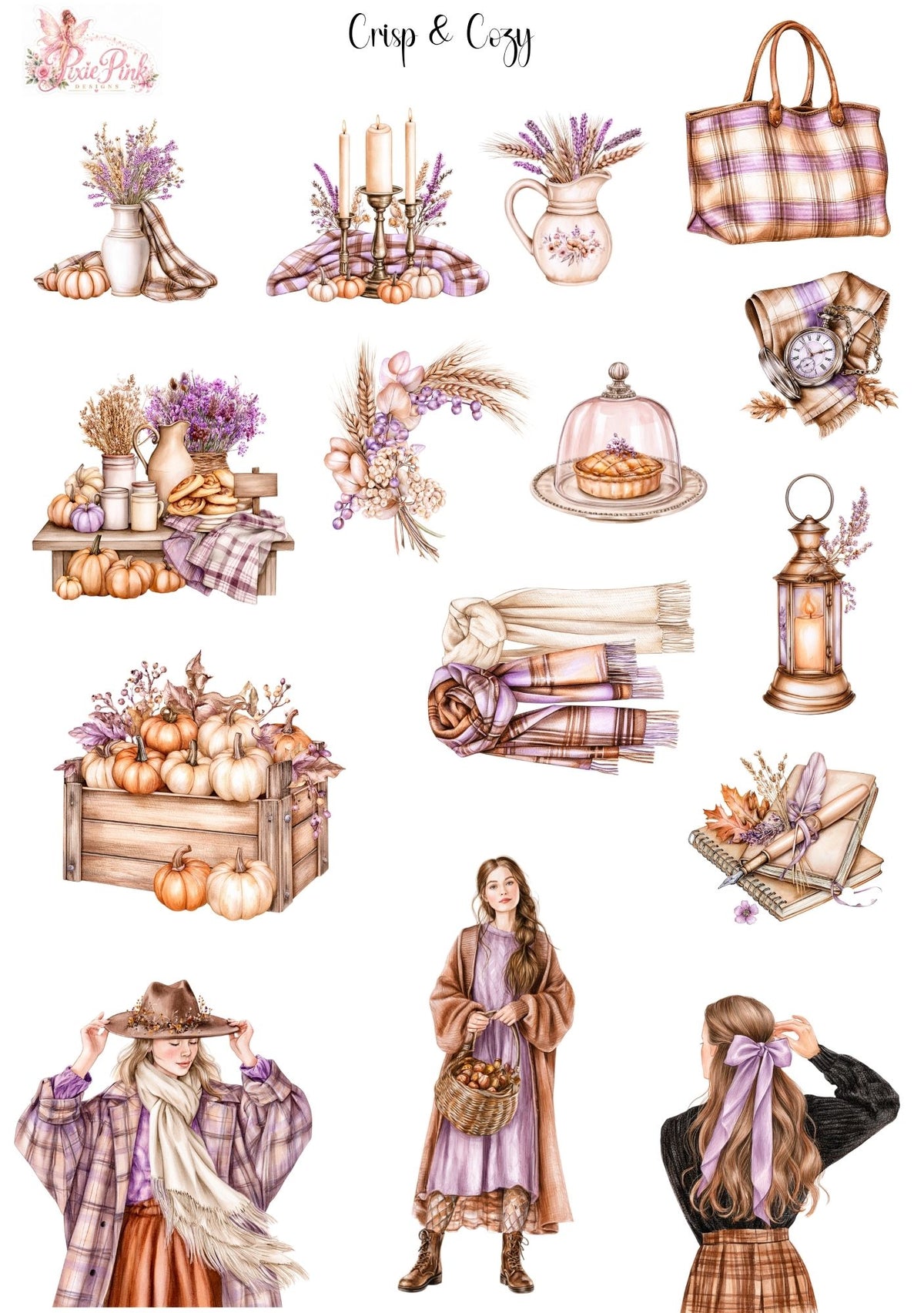 *TANGIBLE* Crisp & Cozy Sticker Sheet
