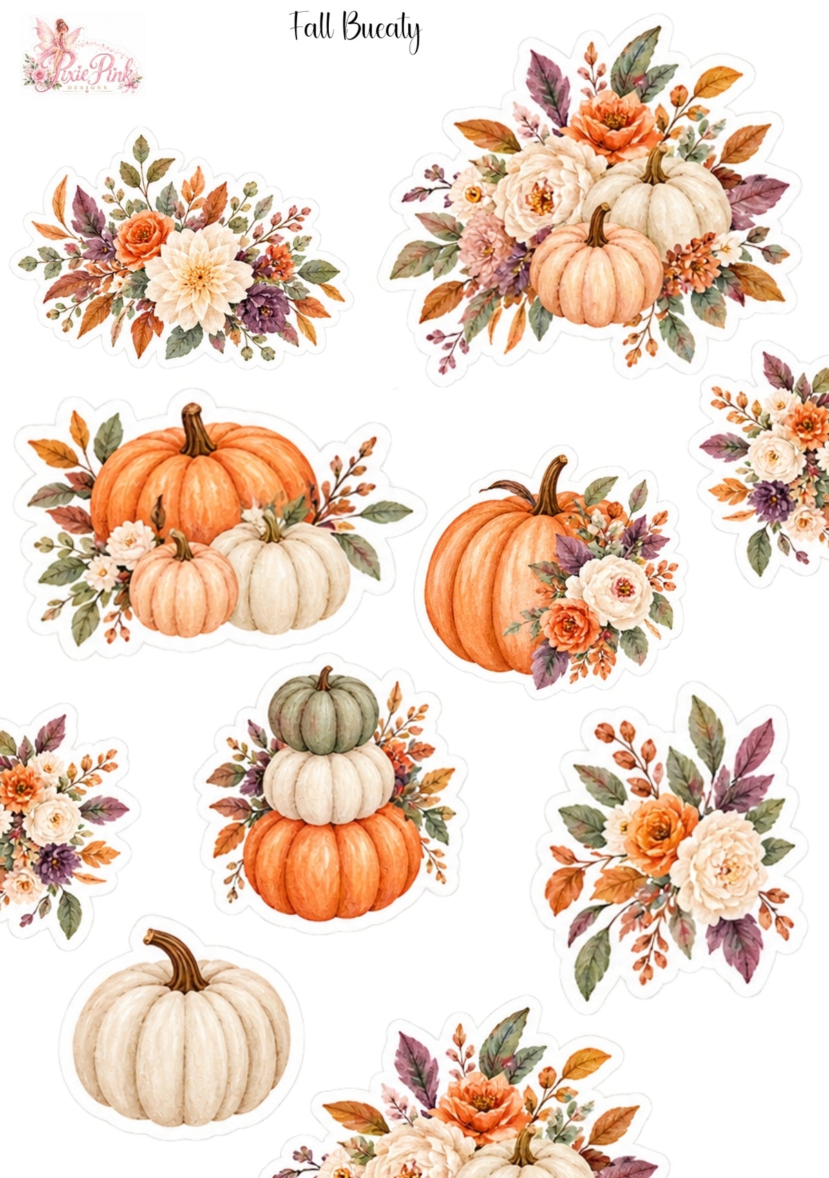 *TANGIBLE* Fall Beauty Sticker Sheet