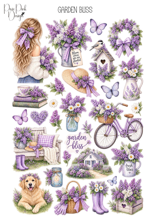 *TANGIBLE* Garden Bliss Sticker Sheet
