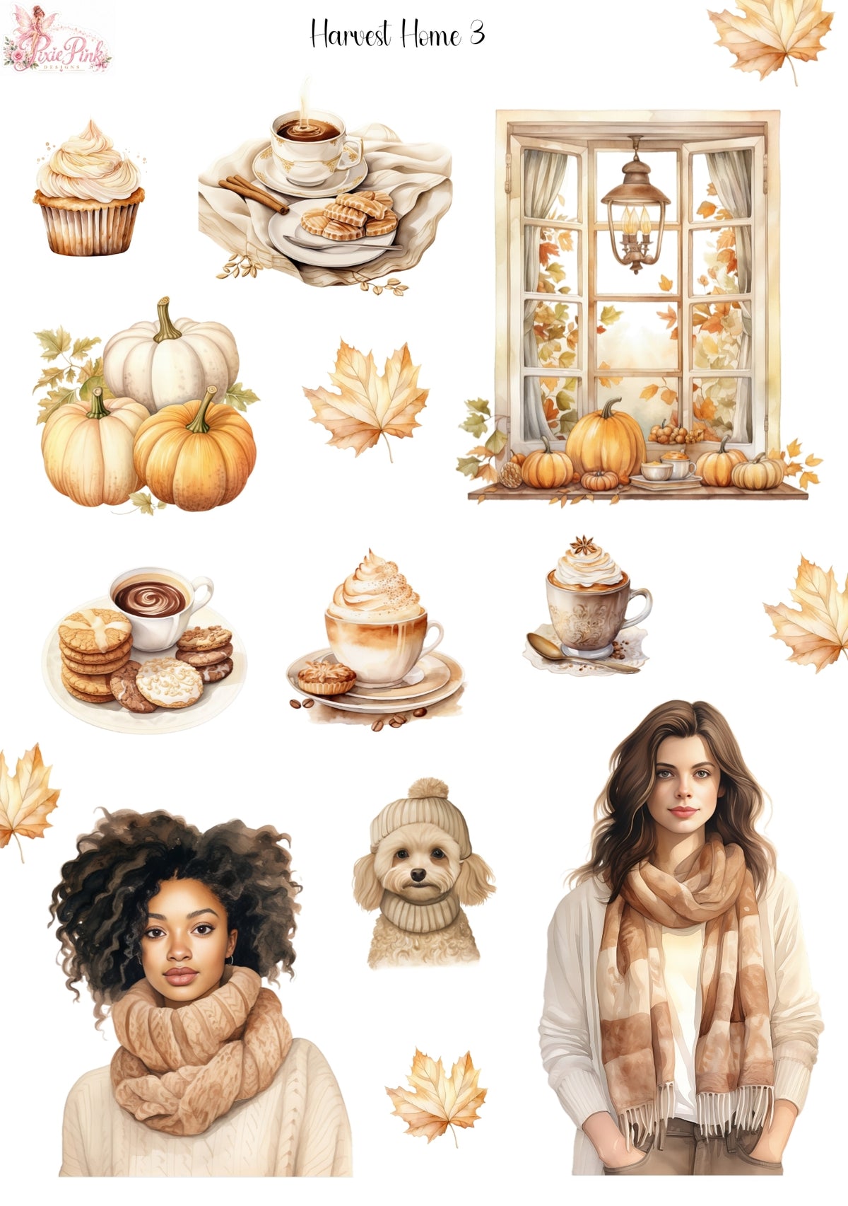 *TANGIBLE* Harvest Home 3 Sticker Sheet