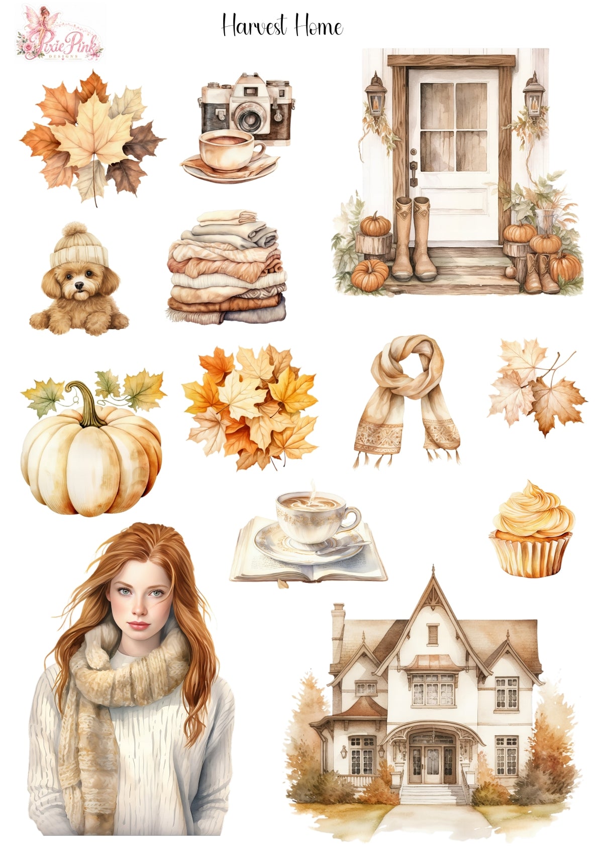 *TANGIBLE* Harvest Home Sticker Sheet