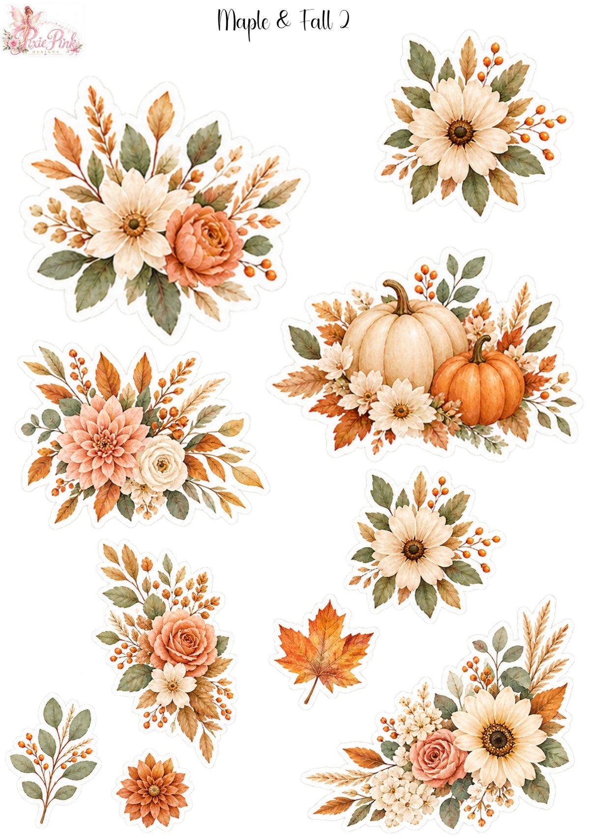 TANGIBLE* Maple & Fall 2 Sticker Sheet