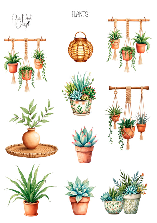 *TANGIBLE* Plants Sticker Sheet