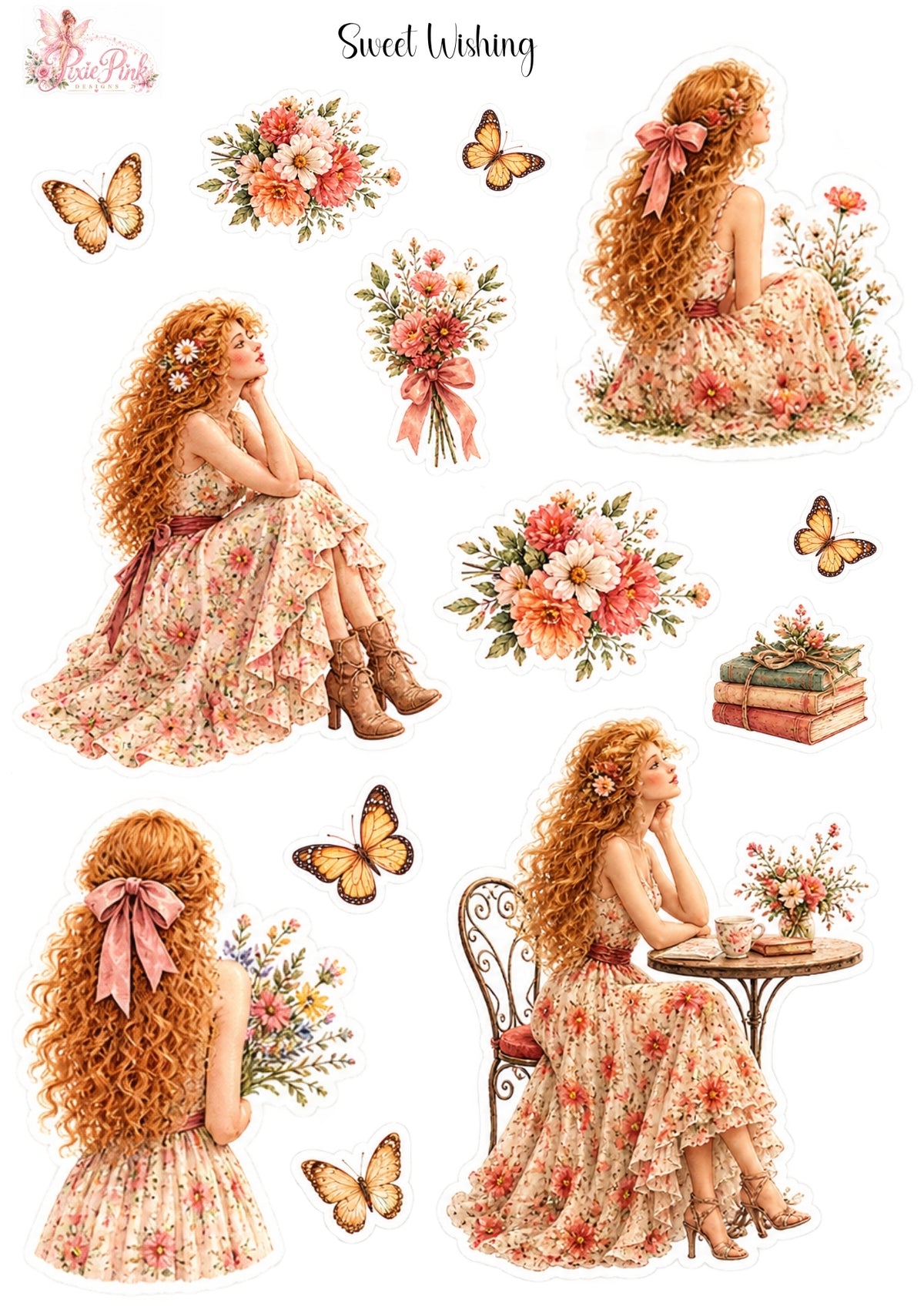 *TANGIBLE* Sweet Wishing Sticker Sheet