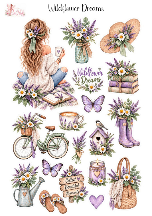 *TANGIBLE* Wildflower Dreams Sticker Sheet