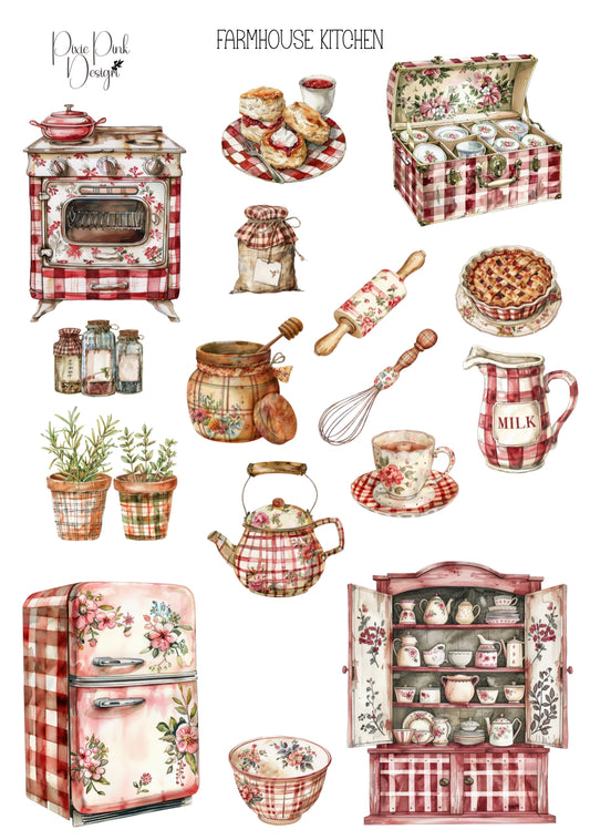 *TANGIBLE* Farmhouse Kitchen Sticker Sheet
