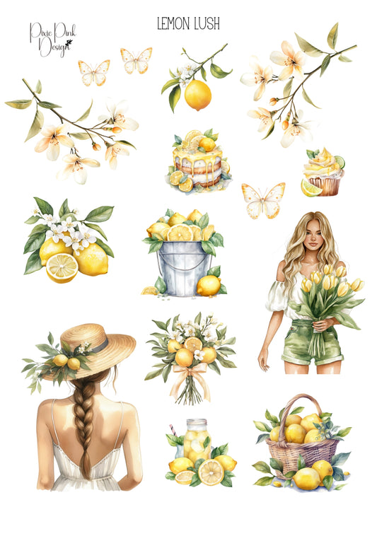 *TANGIBLE* Lemon Lush Sticker Sheet
