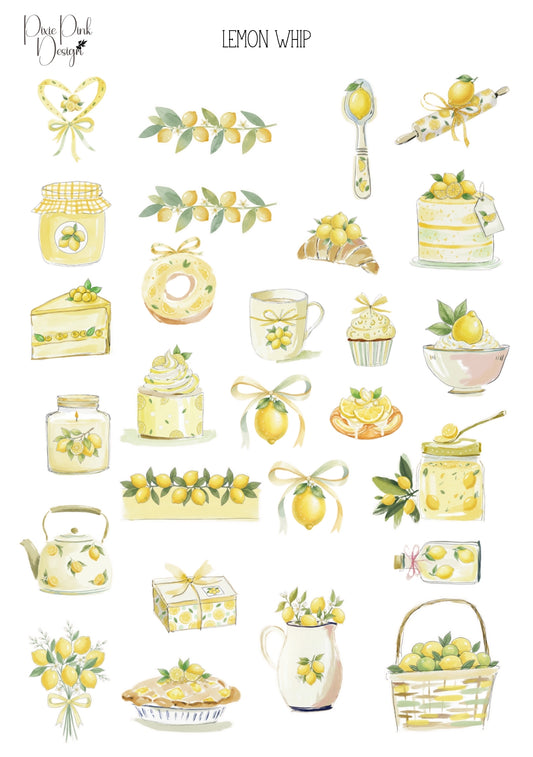 *TANGIBLE* Lemon Whip Sticker Sheet