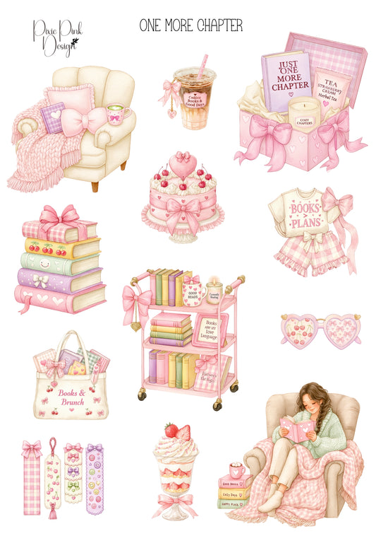 *TANGIBLE* One More Chapter Sticker Sheet