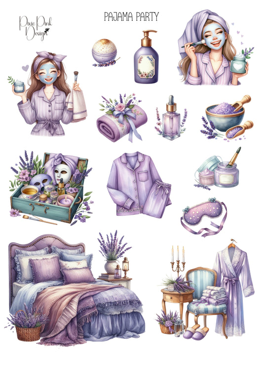 *TANGIBLE* Pajama Party Sticker Sheet