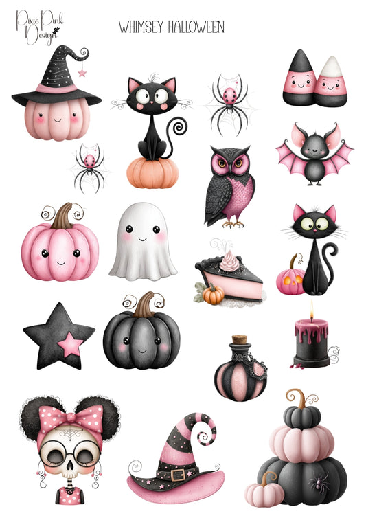 *TANGIBLE* Whimsey Halloween Sticker Sheet